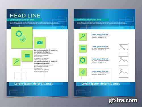 Design Flyer & Corporate Brochures 24 - 25xEPS