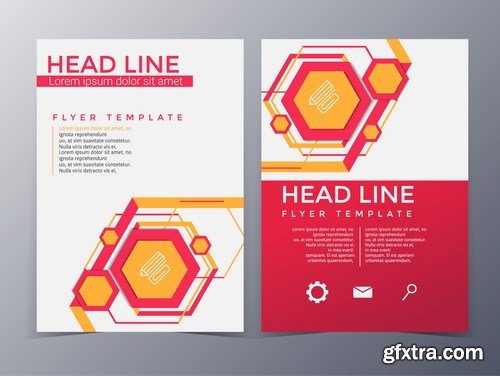 Design Flyer & Corporate Brochures 24 - 25xEPS