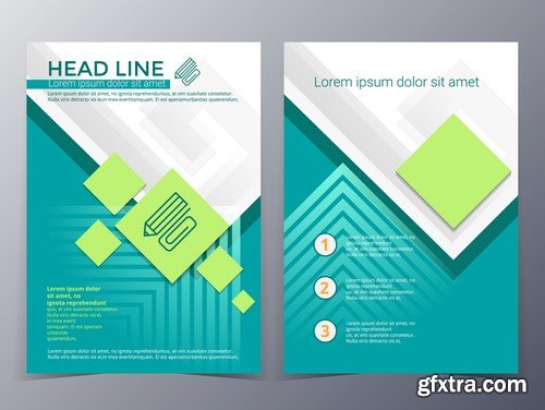 Design Flyer & Corporate Brochures 24 - 25xEPS