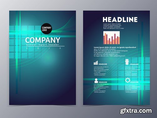 Design Flyer & Corporate Brochures 24 - 25xEPS