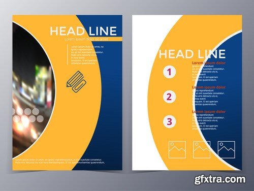 Design Flyer & Corporate Brochures 24 - 25xEPS