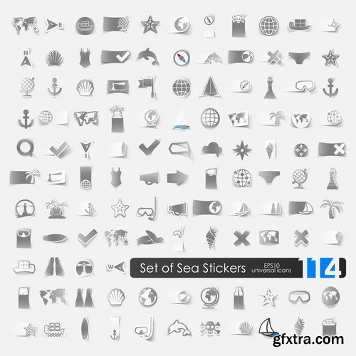 Icons & Stickers 2 - 25xEPS