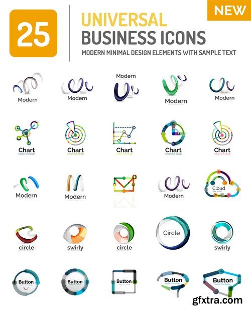 Abstract Elements of Design and Icon - 20xEPS