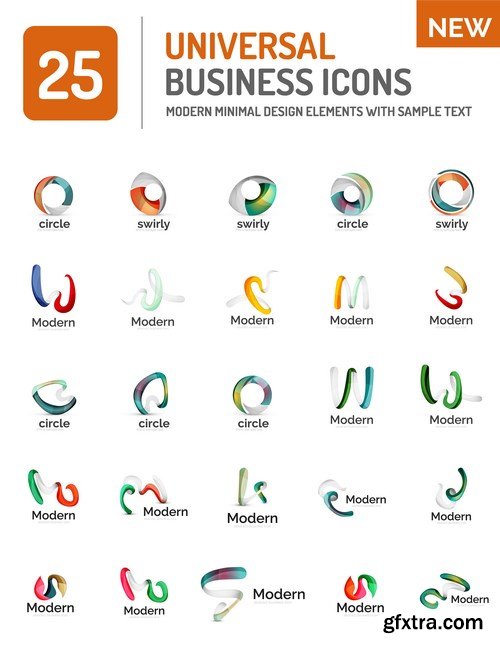 Abstract Elements of Design and Icon - 20xEPS