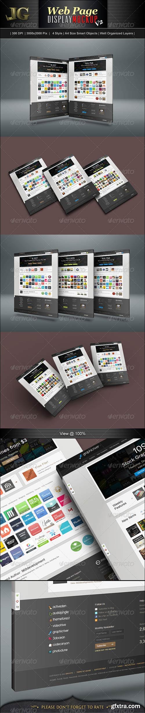 GraphicRiver - Web Page Display Mockup V2 6146116