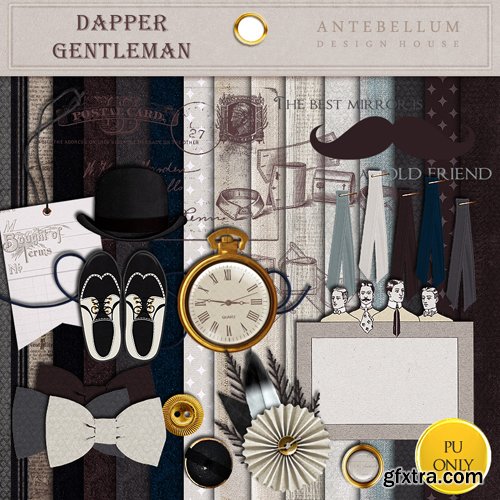 Scrap Kit - Dapper Gentleman