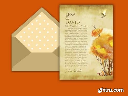 CreativeMarket 7 Wedding Invitation Cards Bundle 624204