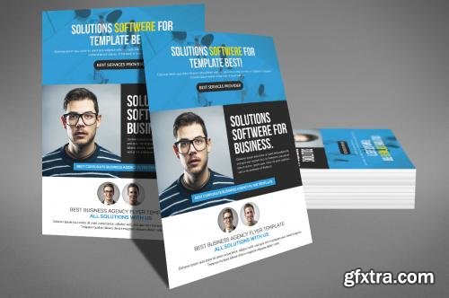 CreativeMarket Software House Flyer Template 607529