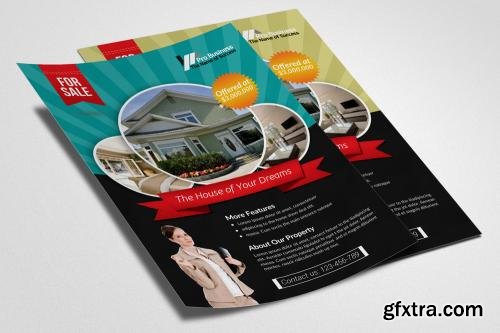 CreativeMarket Real Estate Agency Flyer Bundle 605929