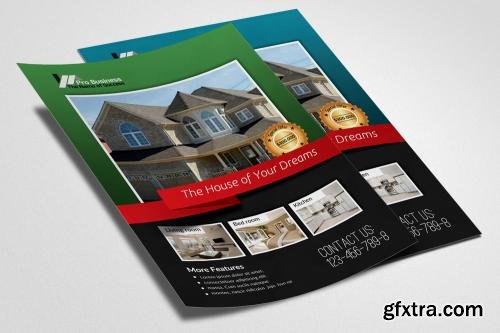 CreativeMarket Real Estate Agency Flyer Bundle 605929