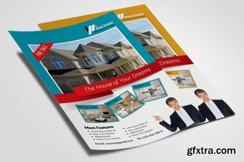 CreativeMarket Real Estate Agency Flyer Bundle 605929