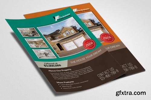 CreativeMarket Real Estate Agency Flyer Bundle 605929