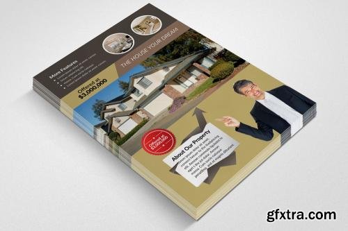 CreativeMarket Real Estate Agency Flyer Bundle 605929