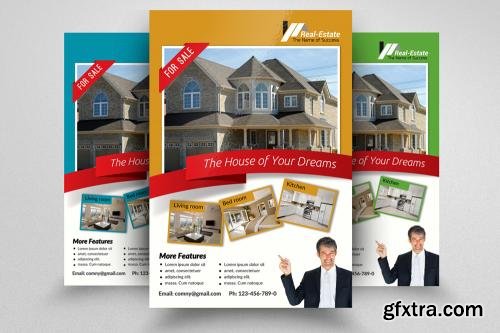 CreativeMarket Real Estate Agency Flyer Bundle 605929