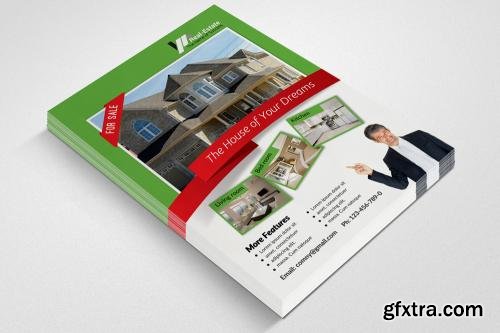 CreativeMarket Real Estate Agency Flyer Bundle 605929