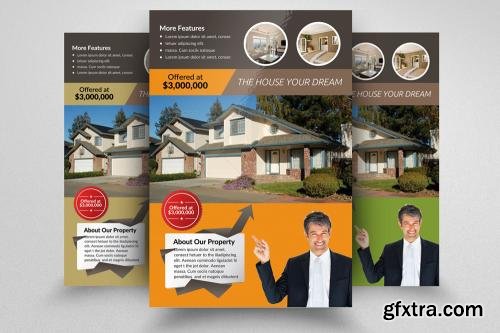 CreativeMarket Real Estate Agency Flyer Bundle 605929