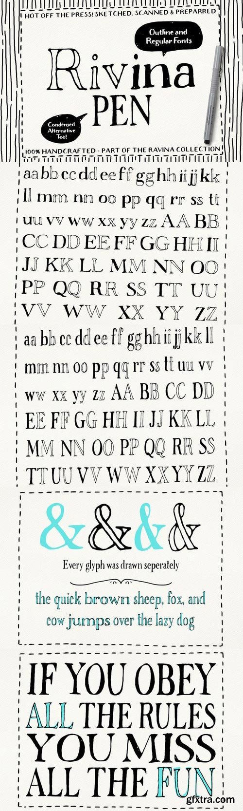 CM - Rivina Pen Font Family 345090