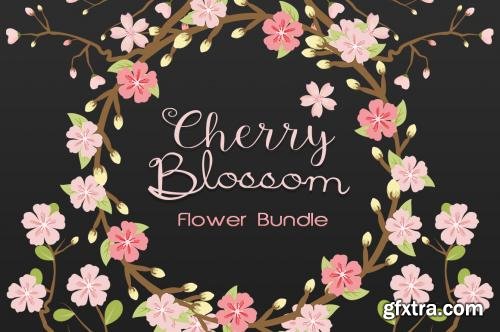 CreativeMarket Cherry Blossom - Sakura 586234