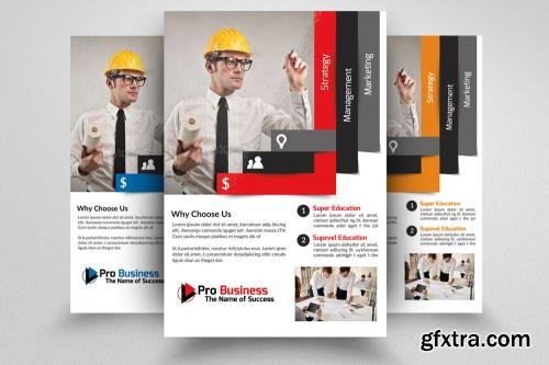 CreativeMarket 6 Business Field Flyers Bubdle 605888