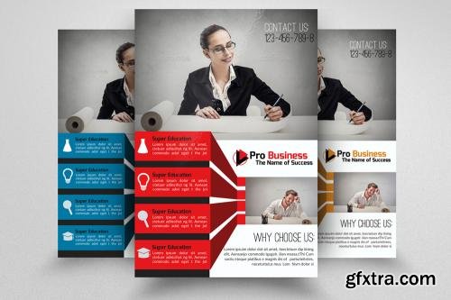 CreativeMarket 6 Business Field Flyers Bubdle 605888