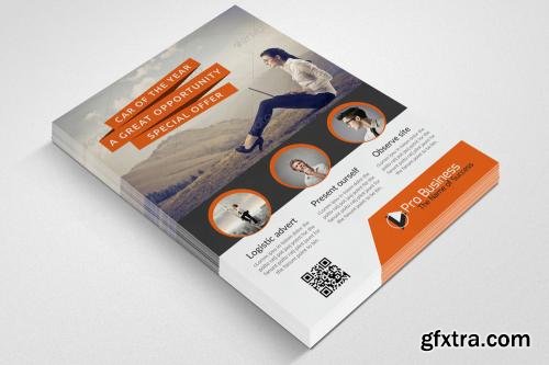 CreativeMarket 6 Business Field Flyers Bubdle 605888