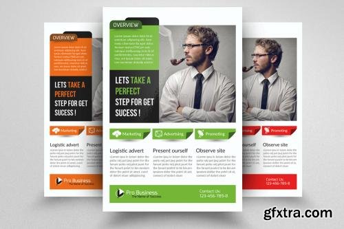 CreativeMarket 6 Business Field Flyers Bubdle 605888