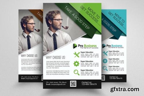 CreativeMarket 6 Corporate Business Flyers Bundle 605908