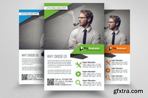 CreativeMarket 6 Corporate Business Flyers Bundle 605908