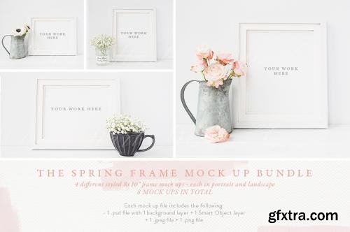 CreativeMarket SPRING FRAME MOCK UP BUNDLE 601142