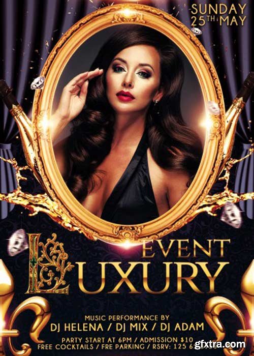 Luxury event V3 PSD Flyer Template