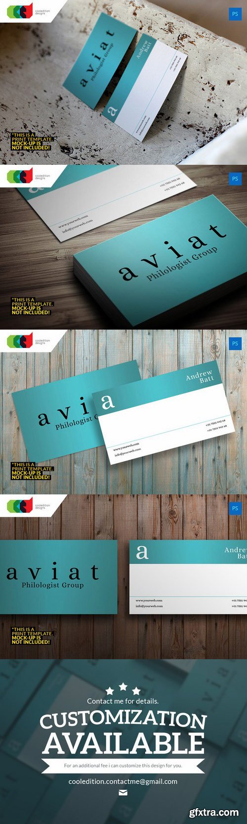 CM - Modern Business Card 3 68084