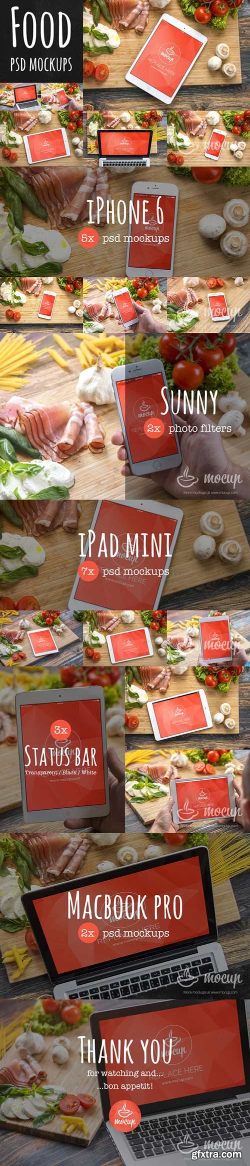 Cm - 12+2 Bonus PSD Mockups Food 644401