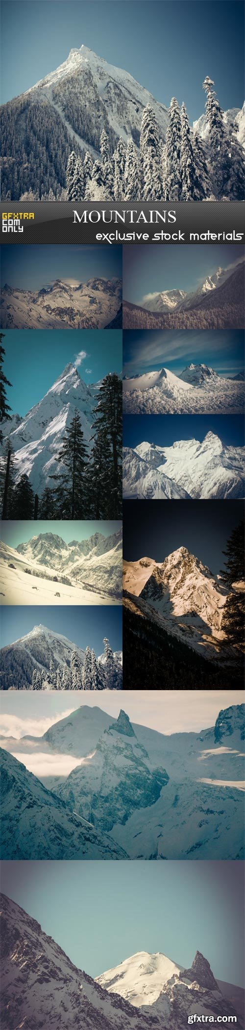 Mountains, 10 x UHQ JPEG