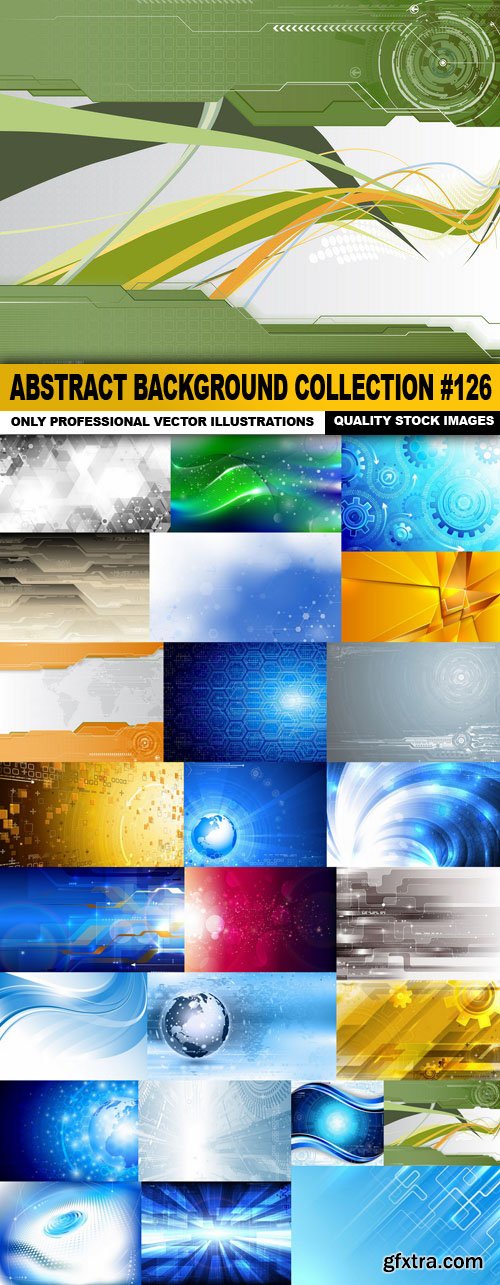 Abstract Background Collection #126 - 25 Vector