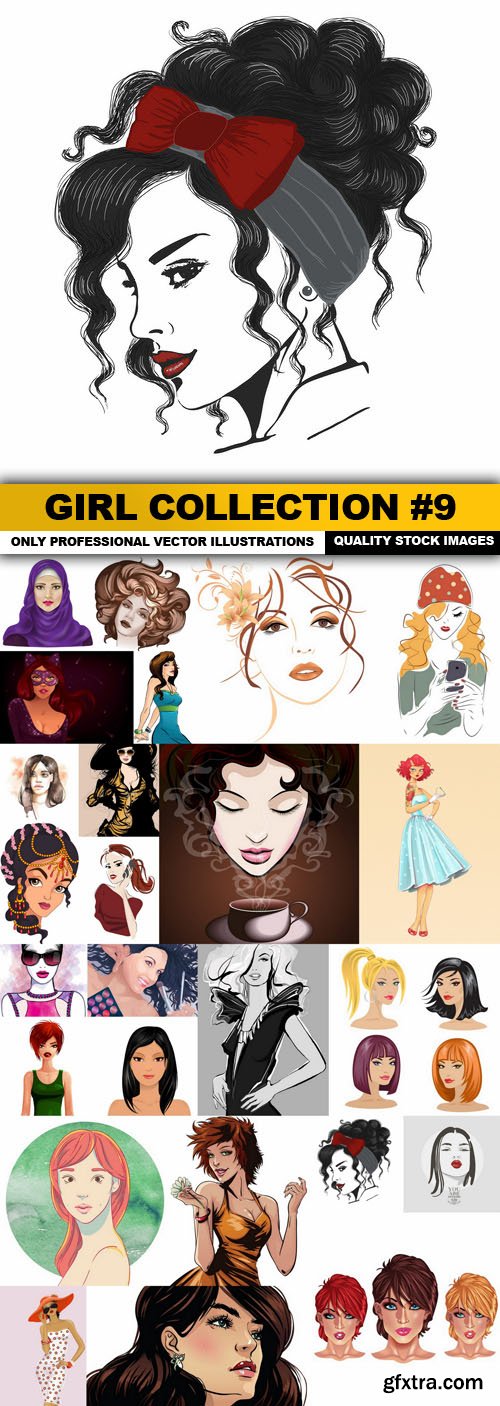 Girl Collection #9 - 25 Vector