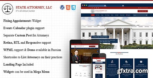 ThemeForest - Attorney & Law v1.3 - Lawyers WordPress Theme - 10959096