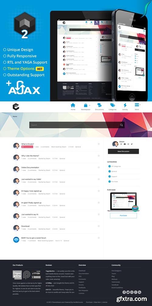 Cube - Ajax Vanilla 2 Theme - CM 593912