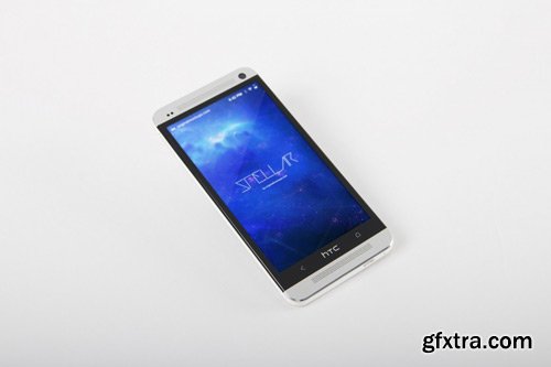 HTC One M7 Mockup 02