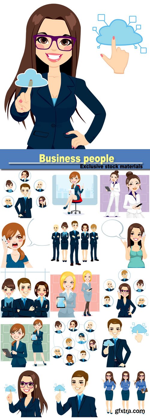 Business people, office workers