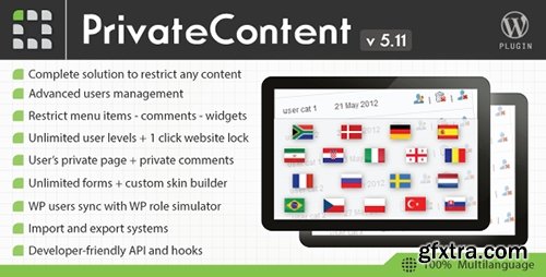 CodeCanyon - PrivateContent v5.11 - Multilevel Content Plugin - 1467885