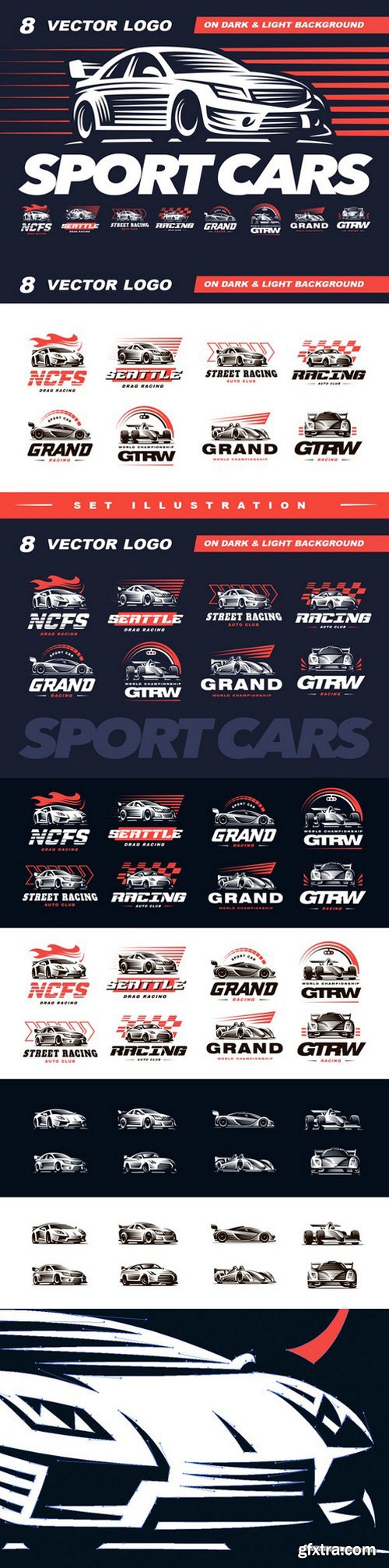 CM - Sport cars logo set 651213