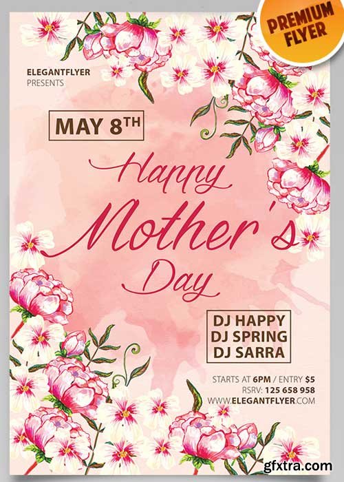 Mothers Day V3 PSD Flyer Template