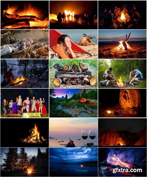 Collection of people man woman camp fire travel vacation vacations nature landscape 25 HQ Jpeg