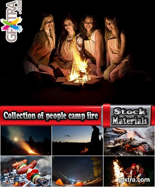 Collection of people man woman camp fire travel vacation vacations nature landscape 25 HQ Jpeg