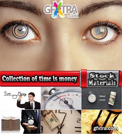 Collection of time is money clock business profits 25 HQ Jpeg