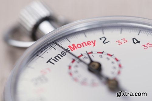 Collection of time is money clock business profits 25 HQ Jpeg