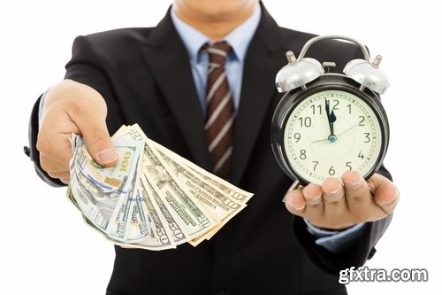 Collection of time is money clock business profits 25 HQ Jpeg