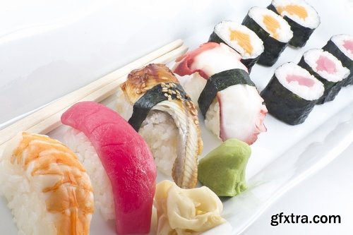 Collection of of sushi sea food rice seaweed caviar 25 HQ Jpeg