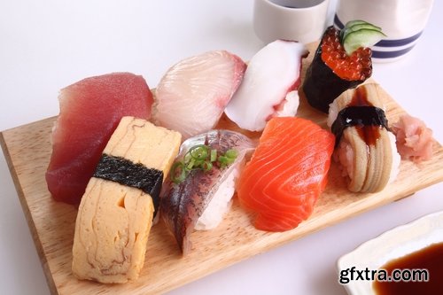 Collection of of sushi sea food rice seaweed caviar 25 HQ Jpeg