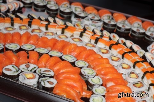 Collection of of sushi sea food rice seaweed caviar 25 HQ Jpeg